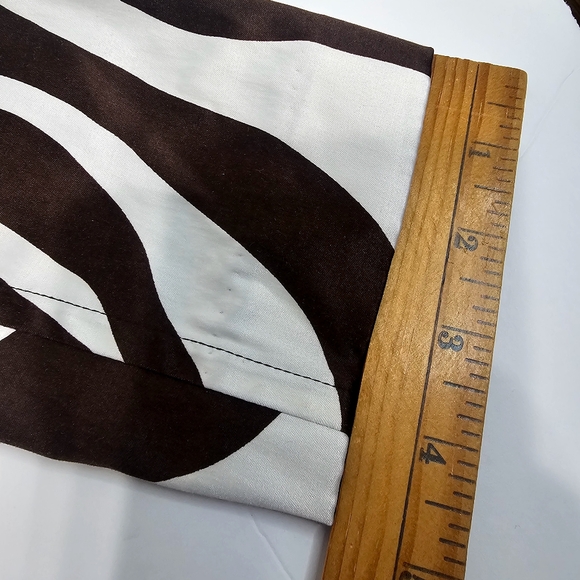 Zebra Print Double-Breasted Trench Coat - Picture 9 of 15